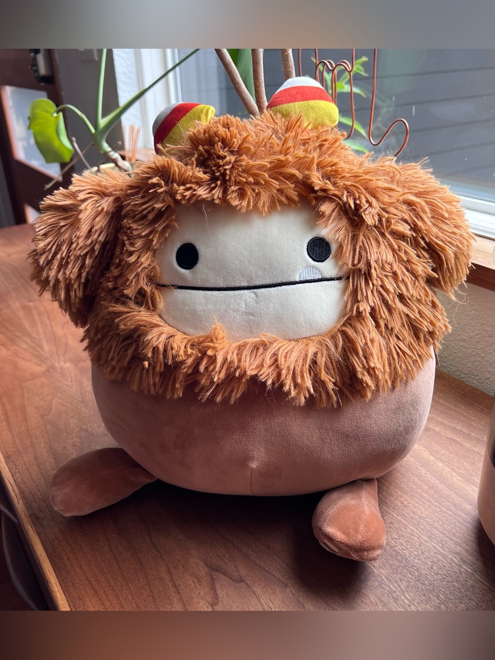 Halloween Squishmallows 12" Benny Bigfoot Candy Corn Kellytoy Plush Ed 2022